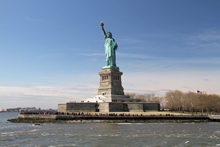 statue of liberty, new york, manhattan