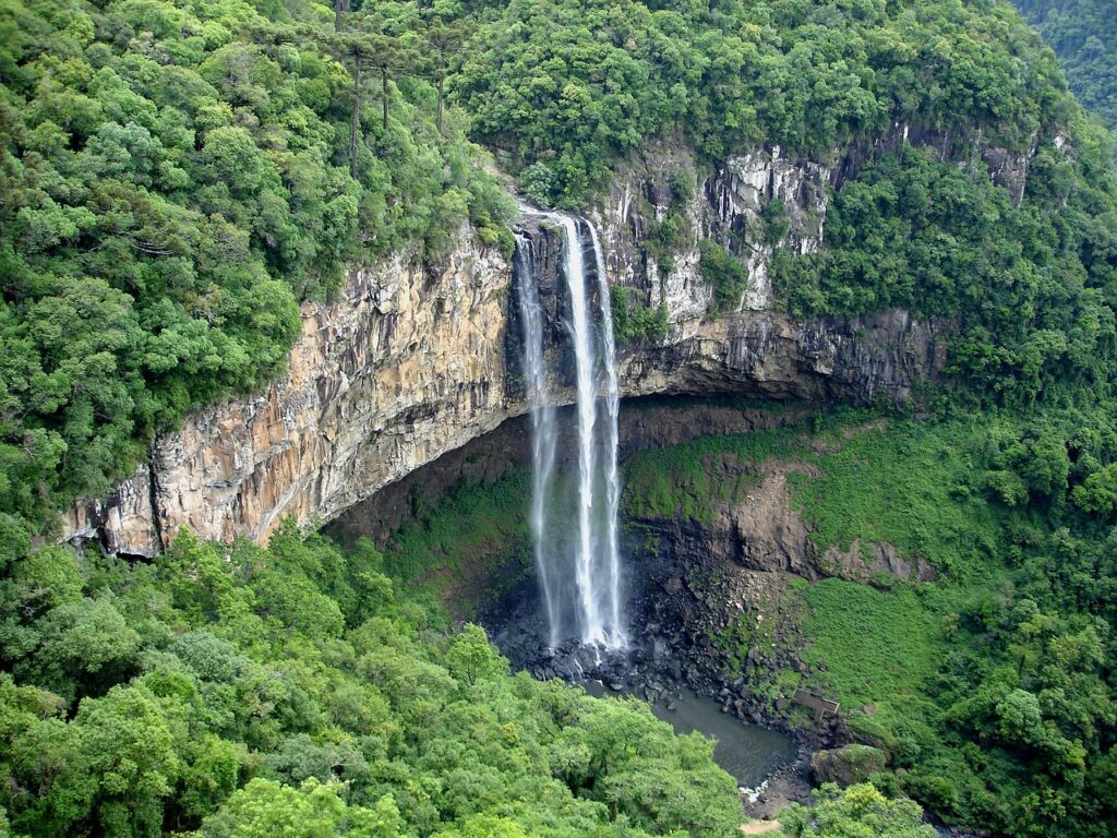 caracol, waterfall, brazil